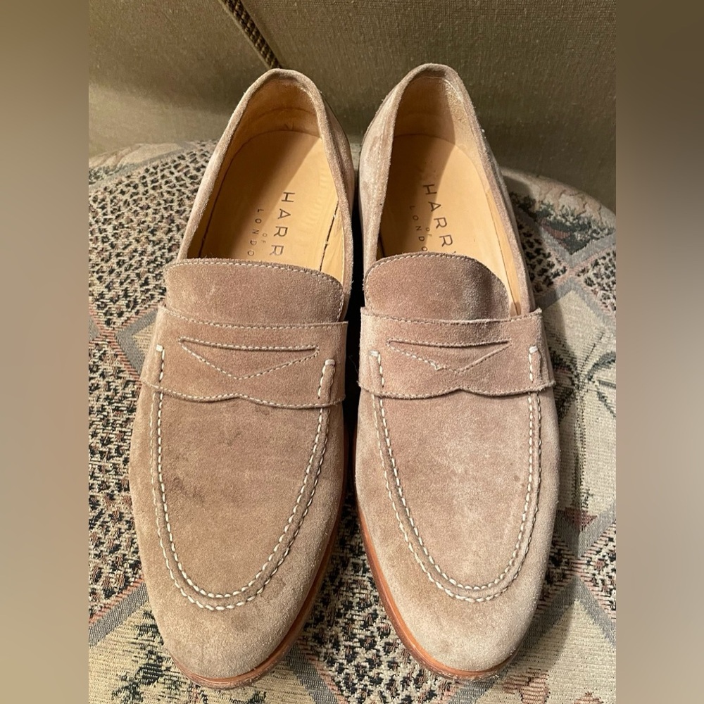 Harry’s Of London Suede Penny Loafer - Men’s 42
